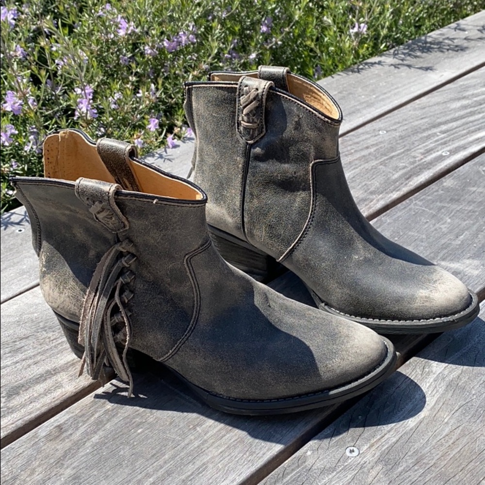 Brand new fringe cowgirl booties